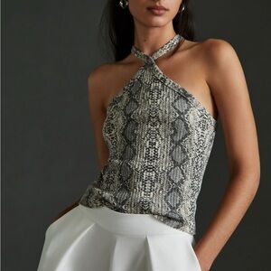 T.LA Ribbed Halter Tank